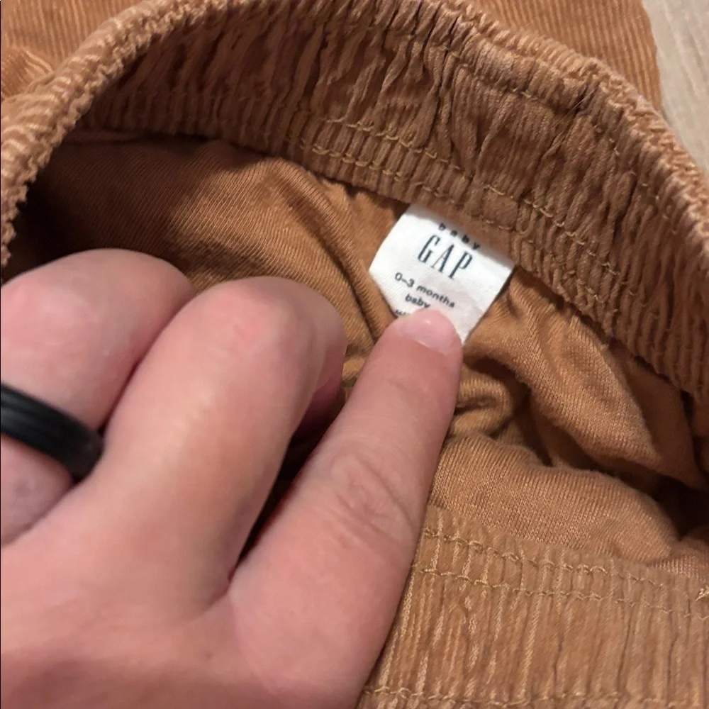 2 piece baby GAP Kids Brown Corduroy Outfit